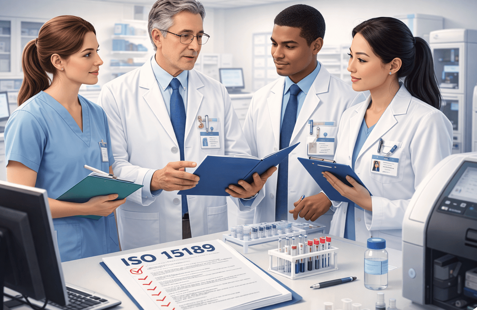 Capacitación única y cumplimiento de requisitos técnicos ISO 15189 en laboratorio clínico hospitalario, Ecuador