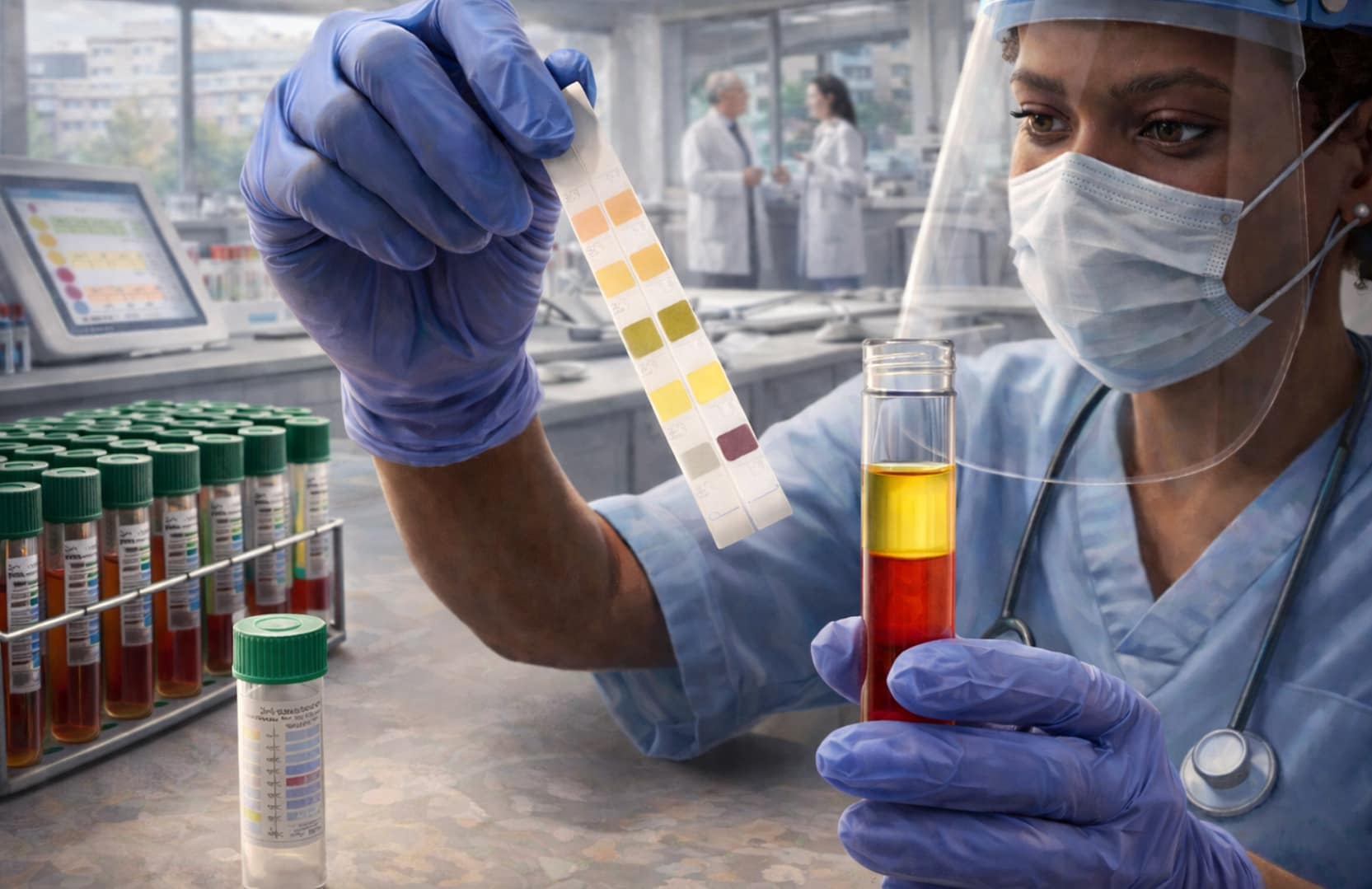 Uso de una tira reactiva para orina en la evaluación de las concentraciones de glucosa y bilirrubina en plasma en entornos con recursos limitados: un estudio de prueba de concepto