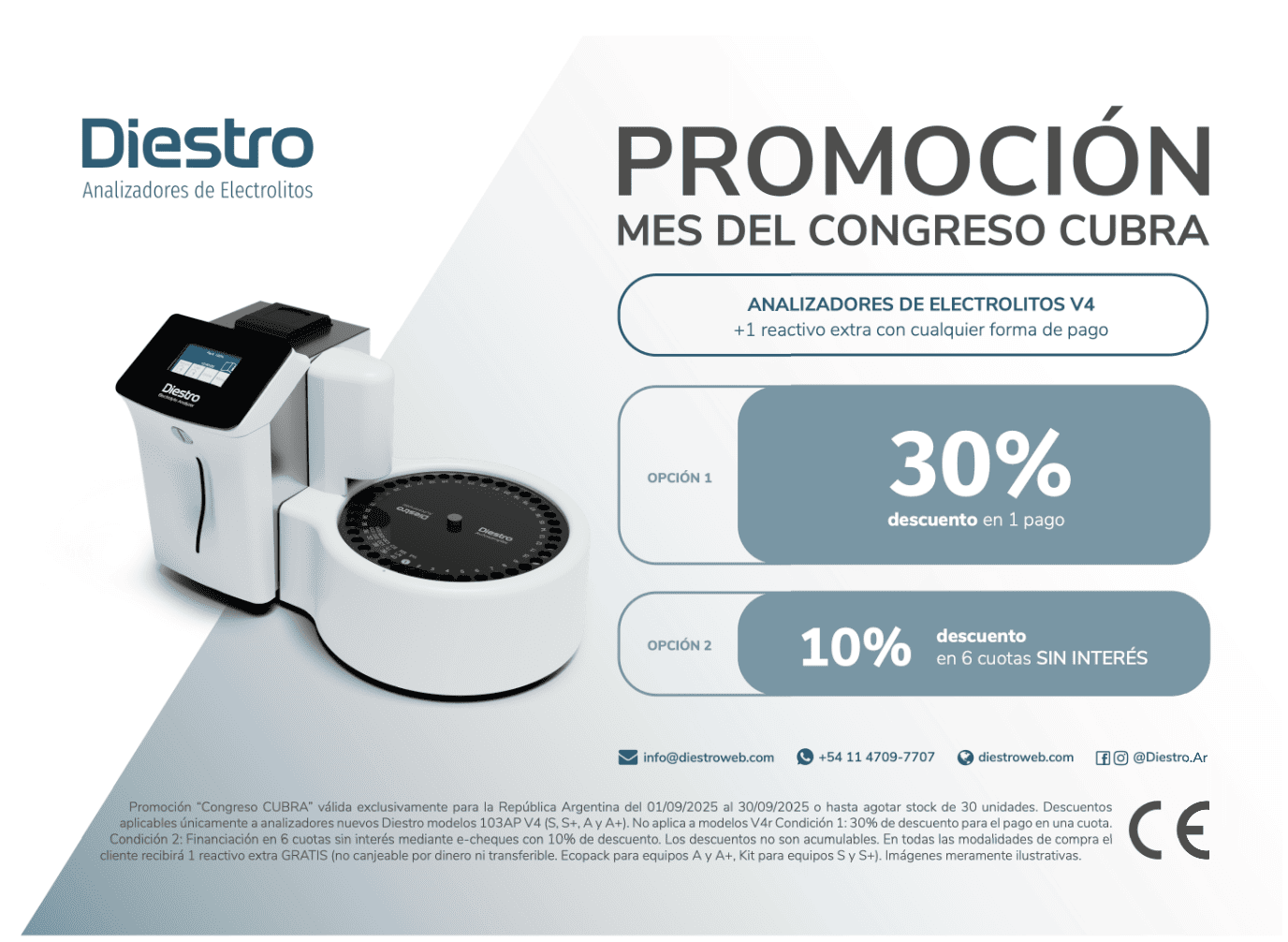 Promoción mes del CONGRESO CUBRA